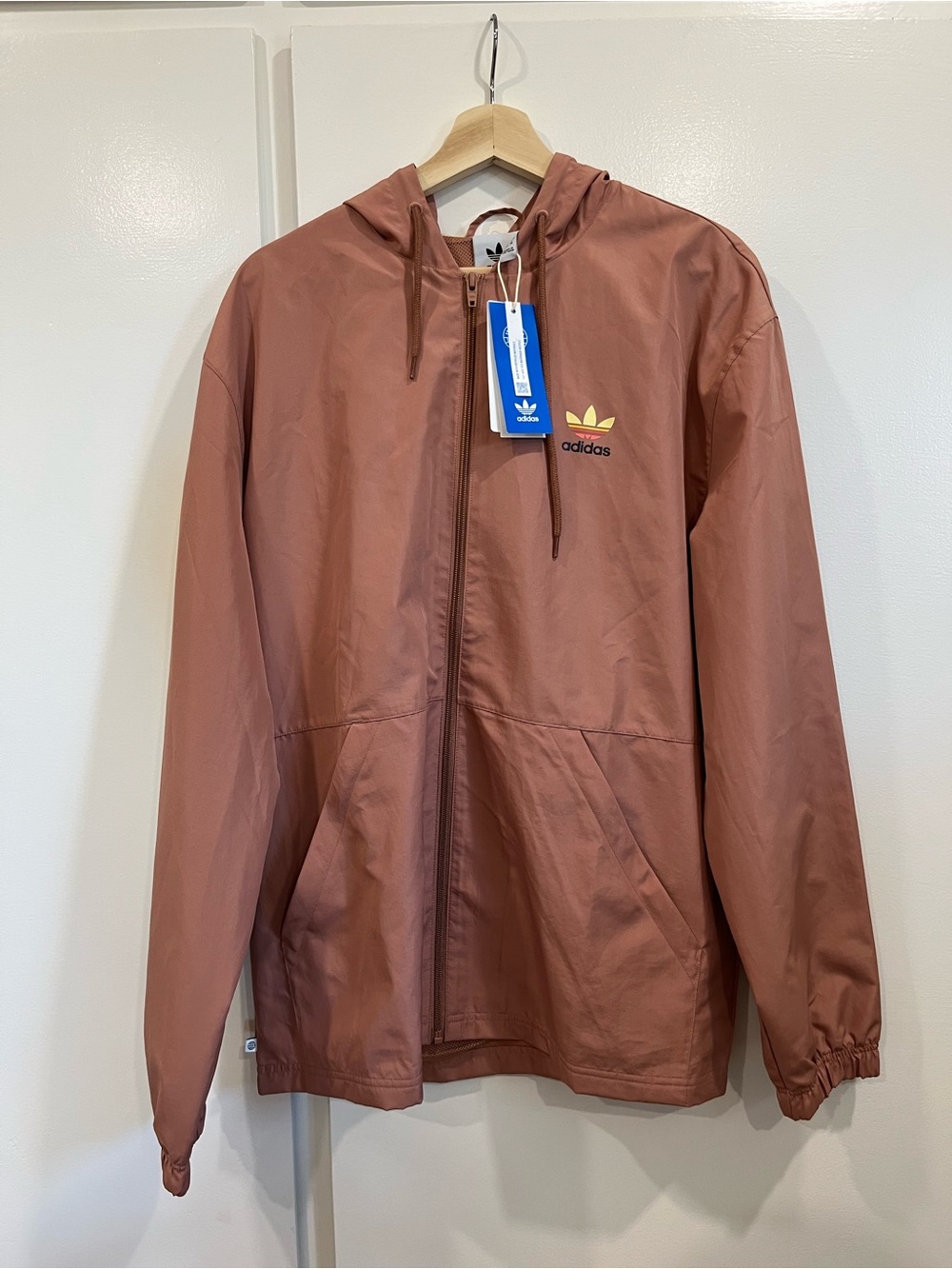 adidas ACP Clay Strata Hooded Windbreaker with Yellow Trefoil